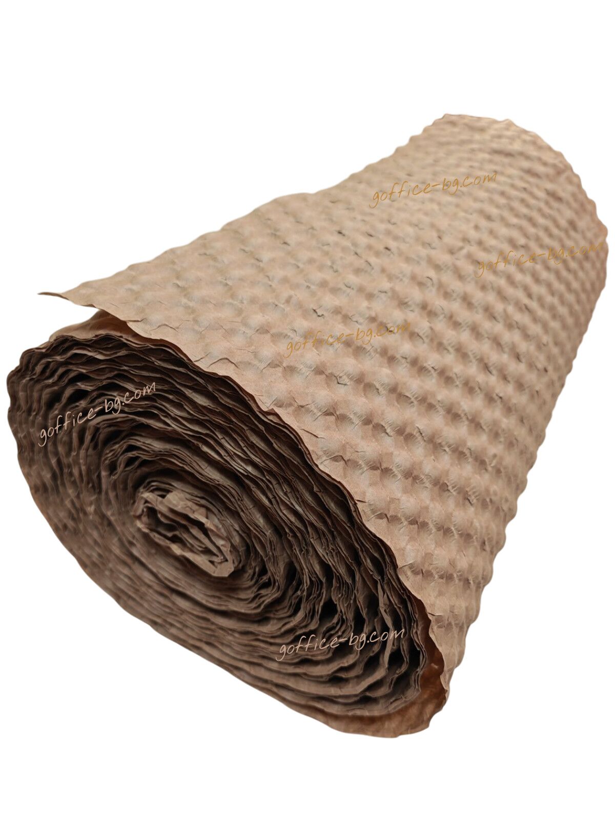 Бабъл хартия крафт за опаковане, 50 см х 20 м., крафт, ролка - Image 3