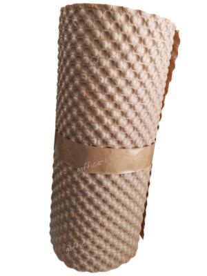 Бабъл хартия крафт за опаковане, 50 см х 20 м., крафт, ролка